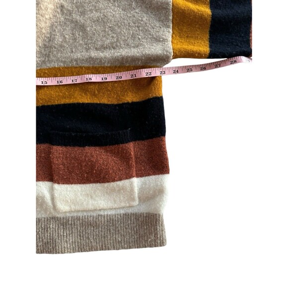 Madewell Kent Staunton Stripe Wool Ex Boyfriend Button Front Cardigan Size Small - Picture 5 of 7